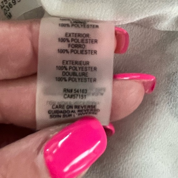 Calvin Klein Women's Floral Blouse - Black and Gray size Medium to Large - Picture 7 of 13